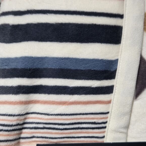 Pendleton Throw Blanket For Two Reversible Oversized Cream Tribal Pattern 60x80 - Picture 6 of 16